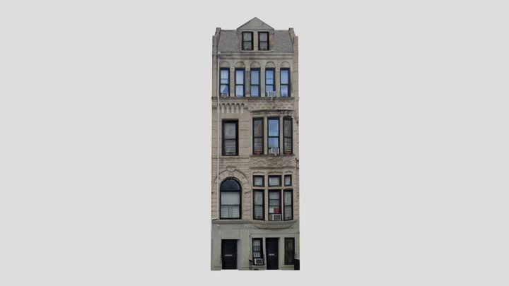 Mid poly nyc building 3D Model
