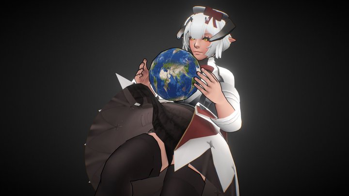 Altima - Demonic Elf 3D Model