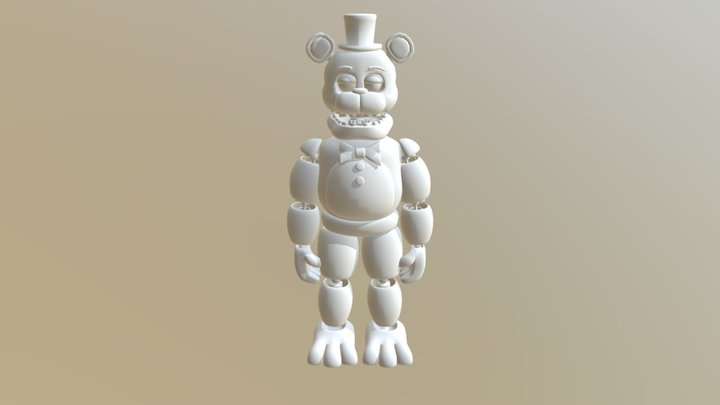 F Na F 2 Unwithered Freddy 3D Model