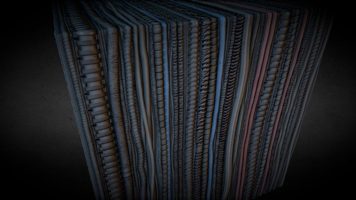 Tiling Material: Crazy Wires – Modello 3D gratuito STL