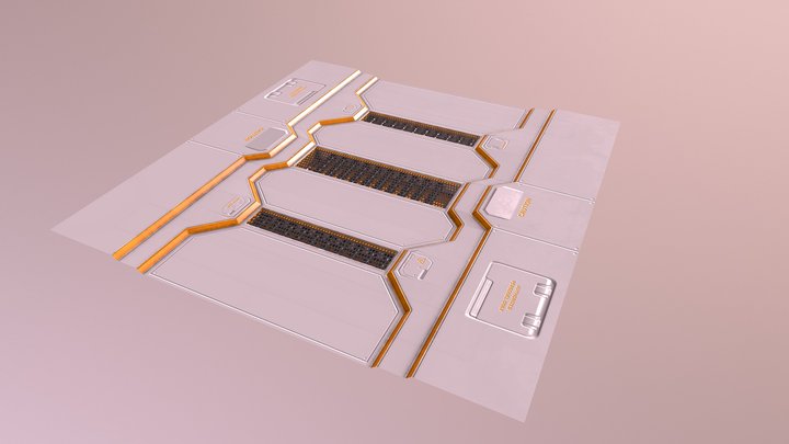Sci-Fi Floor 3D Model