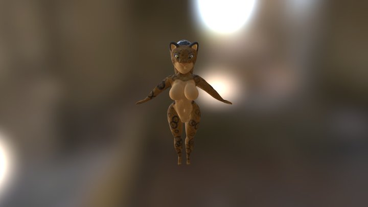 Character_F 3D Model
