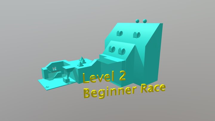 Marble Madness Level 2 3D Model