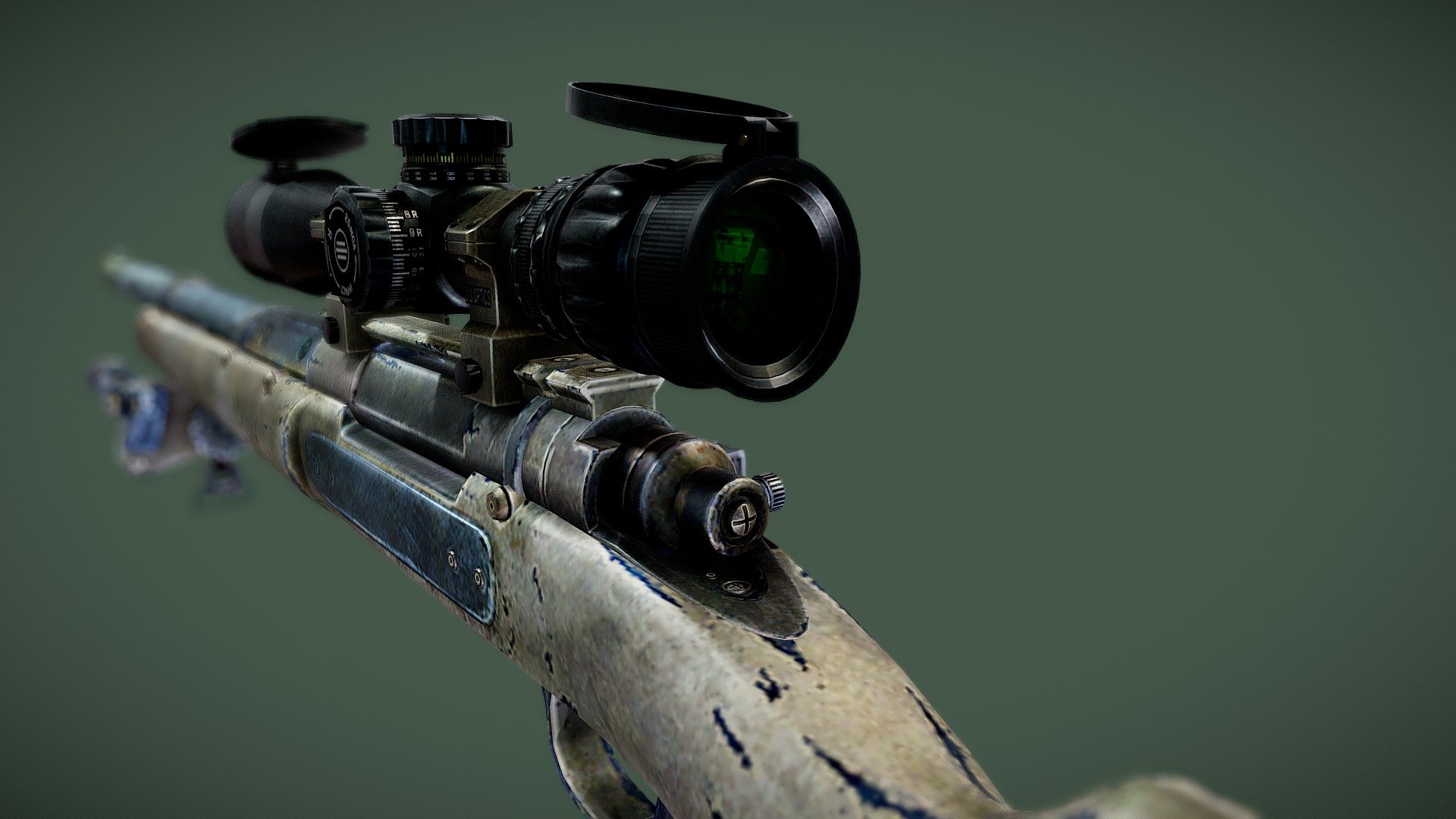 M24 | BOLT_ACTION || BIPOD | Retouched Skin - Download Free 3D model by ...
