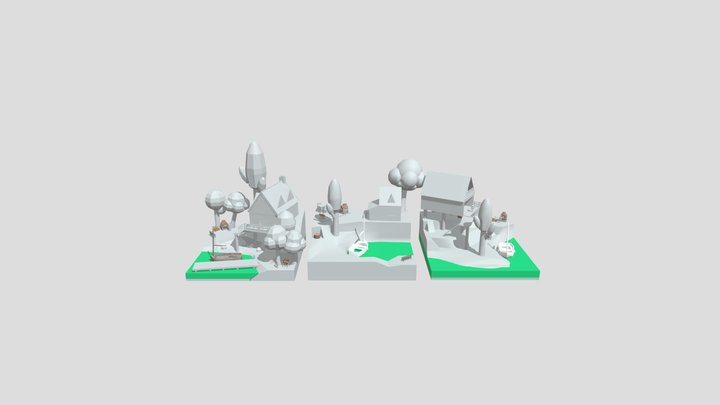 1ANI20N_David _Pieter_Blockout 3D Model