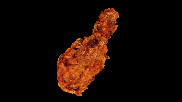 Krispy Fried Chicken 3D Model