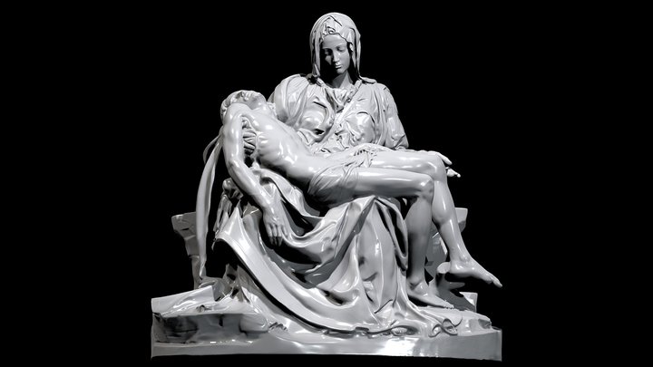 Michelangelo - pieta(1498-1500) 3D Model