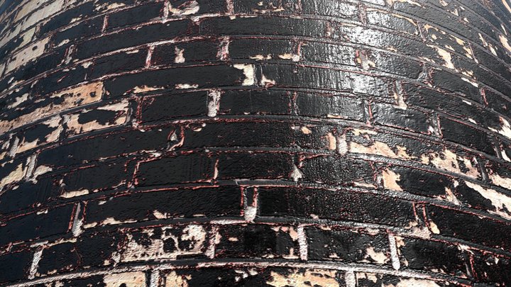 Brick 8310 v2 - PBR Material - GamesTextures.com 3D Model