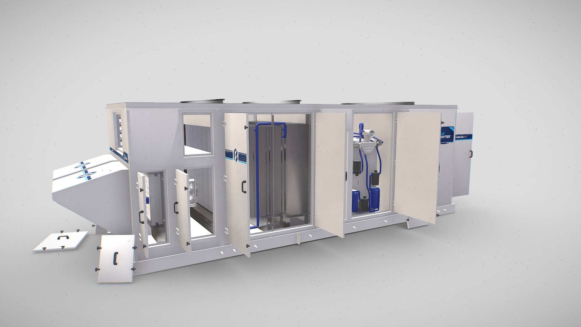 Blue Frontier DOAS — Sketchfab embed 3D viewer