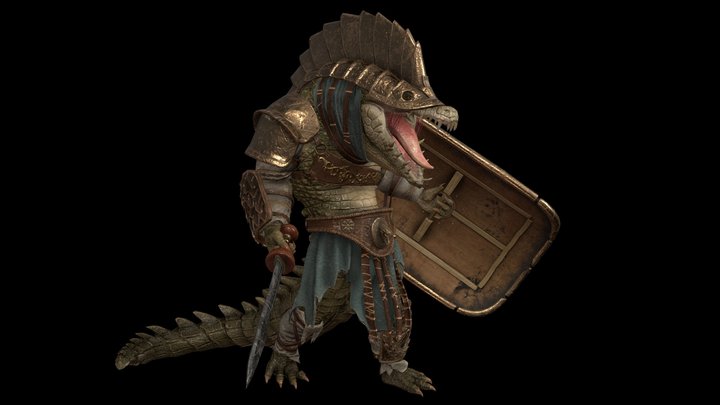 Secuter_crocodile 3D Model