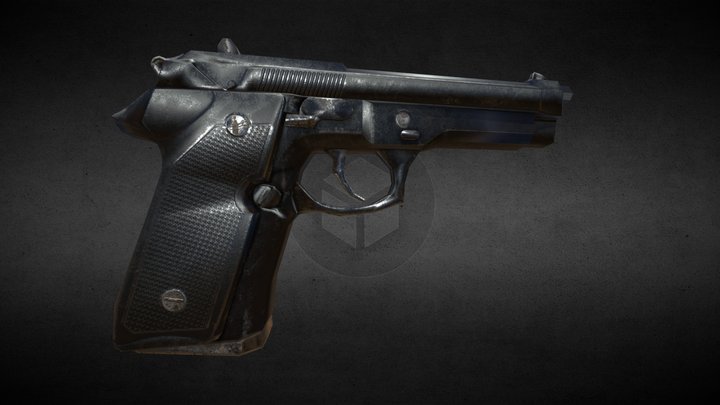 Gun 3D Model
