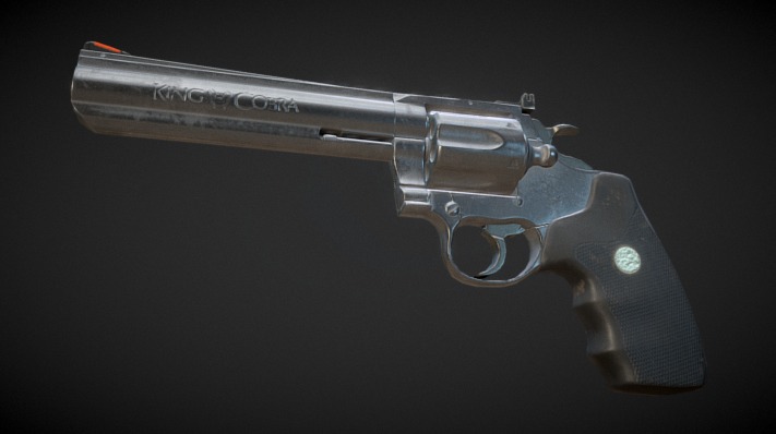 Colt King Cobra 3d Model By Michalw 48703dd Sketchfab 6719