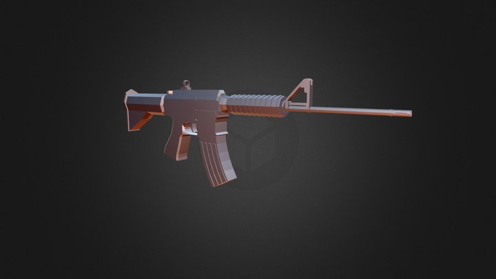 Weapon M4 3D Model
