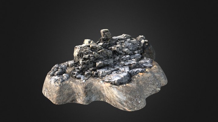 Beachside Rocks (Scan) 3D Model