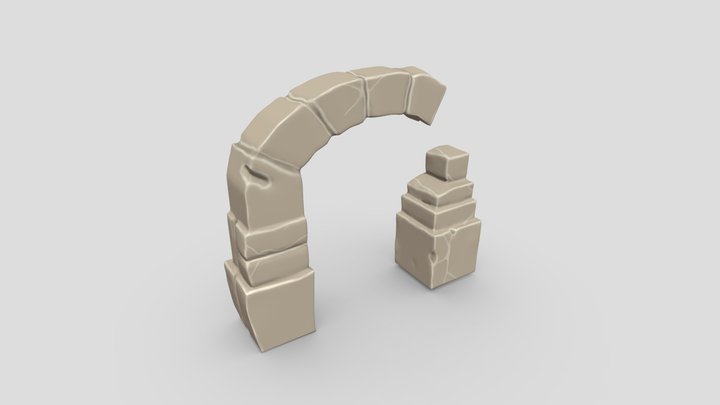 Rock Arch asset 3D Model