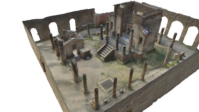 Temple of Isis at Pompeii - Draft 3D Model