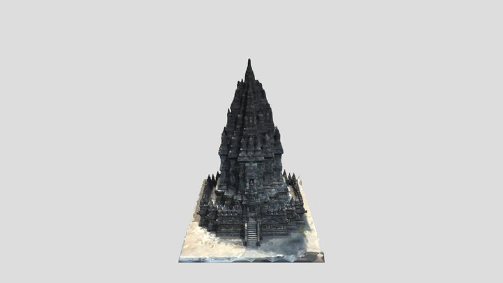 PrambananCandiWisnu 3D Model