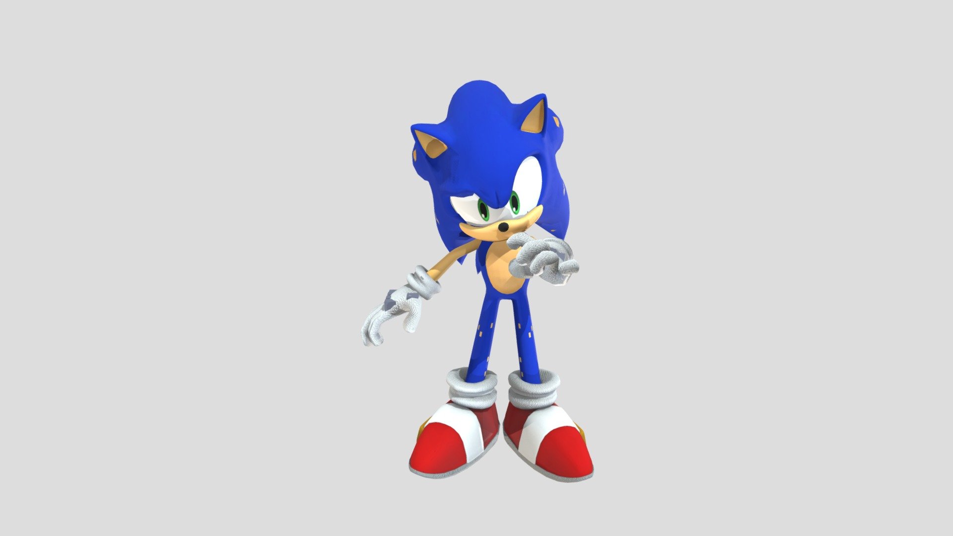 Sonic prime 3d model