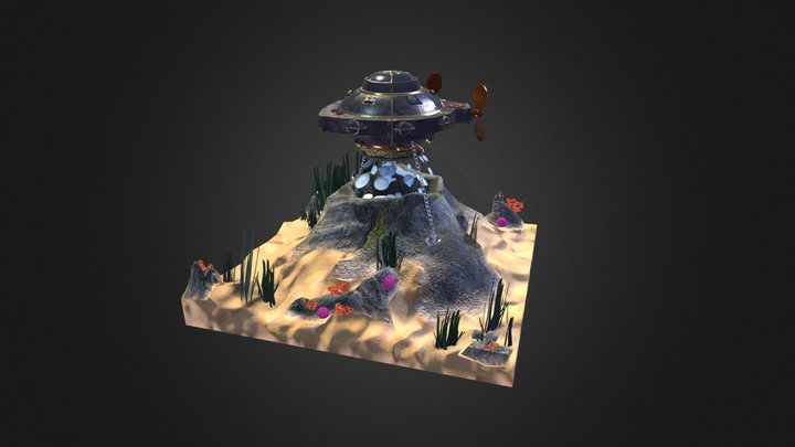 Submarine 3D Model