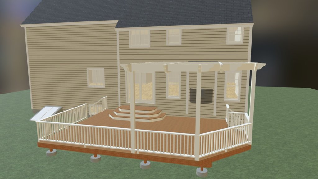 Needham Deck - 3D model by Design Build Solutions ...