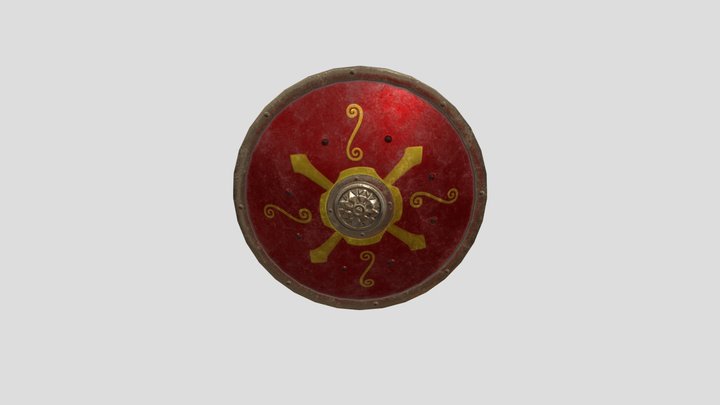 Roman-shield 3D Model