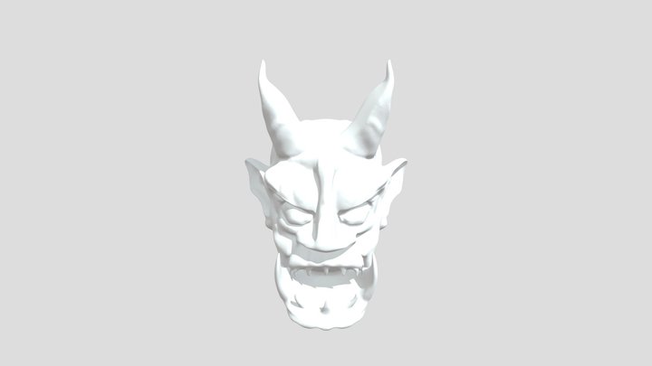 Demon Head 3D Model