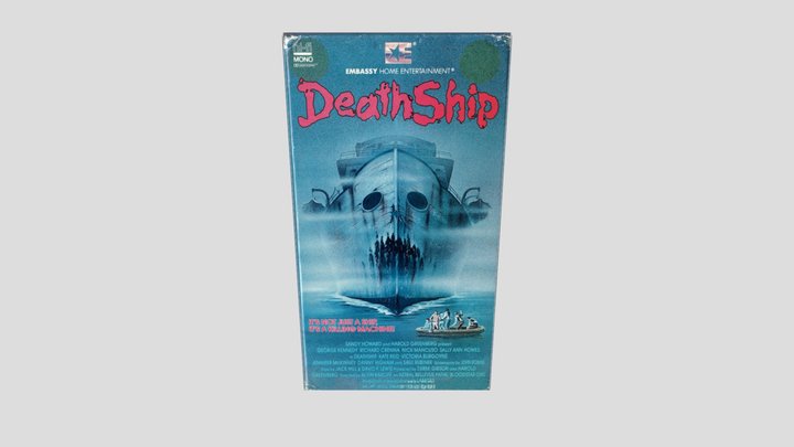 Death Ship VHS Box 3D Model