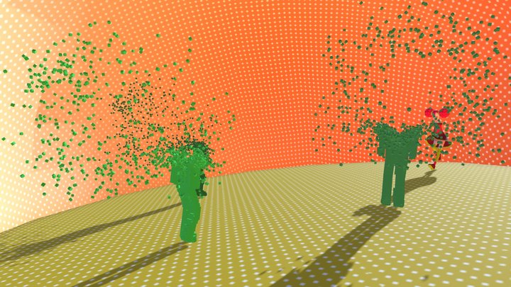 Raspberry＊monster 3D Model
