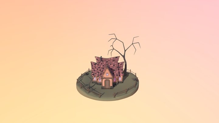 Spooky House 3D Model