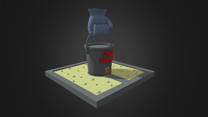 Chum Bucket 3D Model