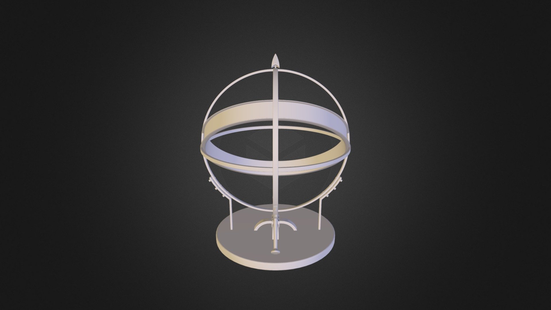 Sonnenuhr 01 Obj Export 3D model by chrisclone [487572e] Sketchfab