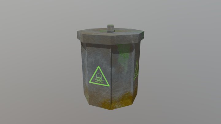 Trashcan 3D Model