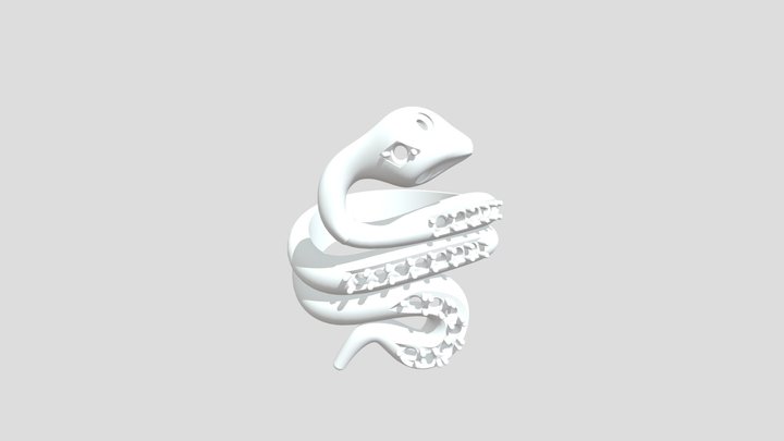 Snake Ring 3D Model