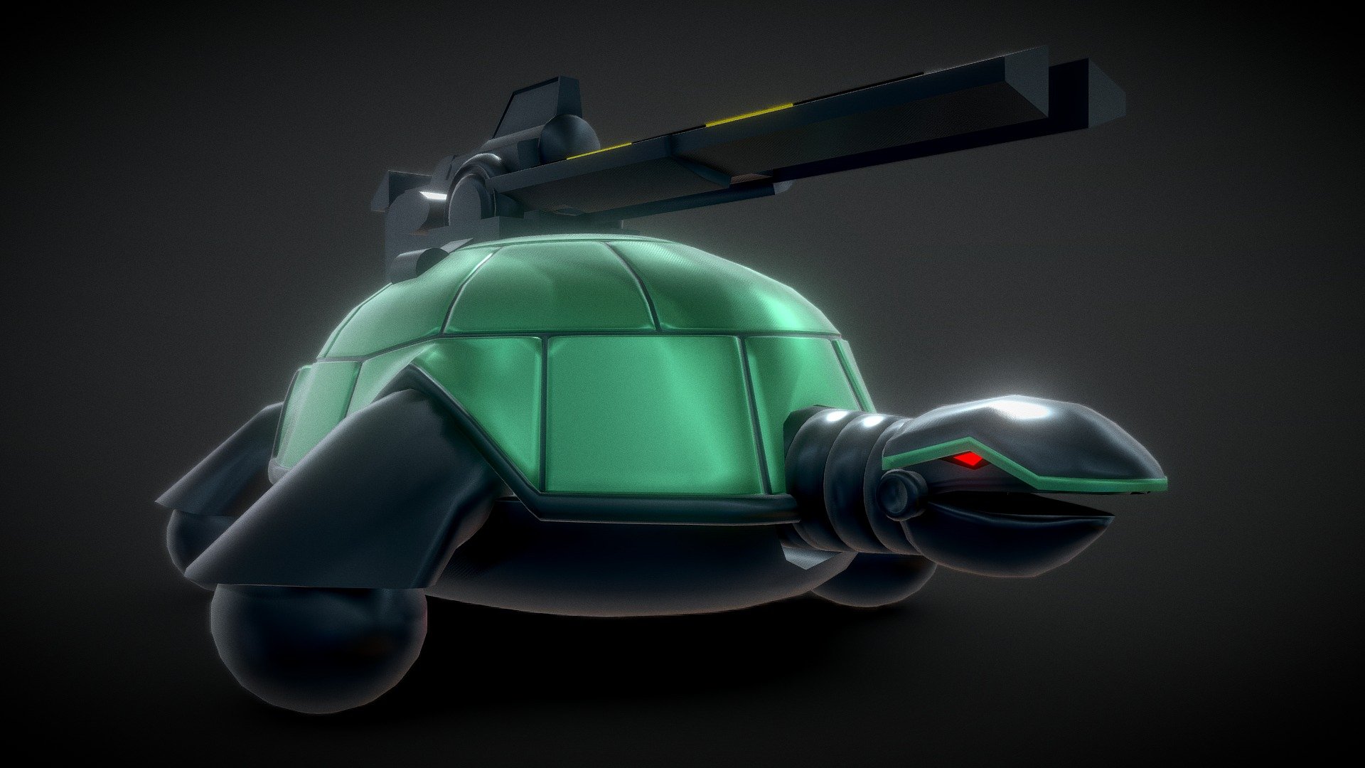 Catapult Turtle (Yugioh) Buy Royalty Free 3D model by Yanez Designs (YanezDesigns) [4876f22
