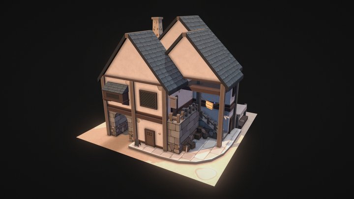 Weapon Shop 3D Model