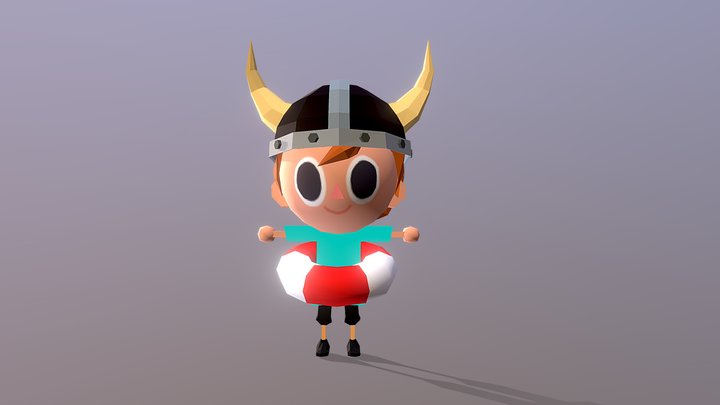 Little Boy 3D Model