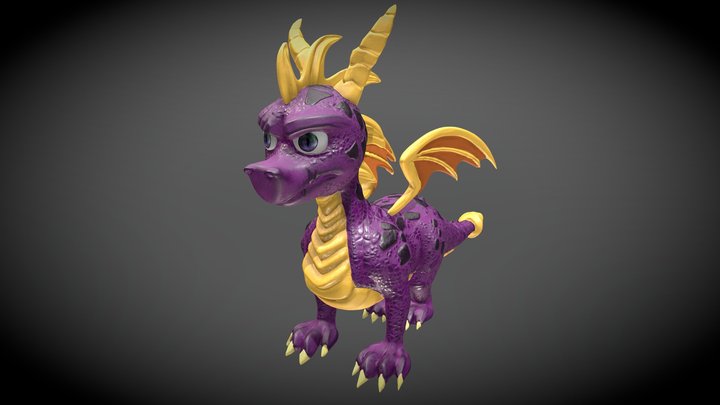 Spyro_LOW 3D Model