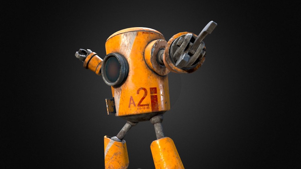 Robo Mechanic - 3D model by James (@jamesmason) [487ad2b] - Sketchfab