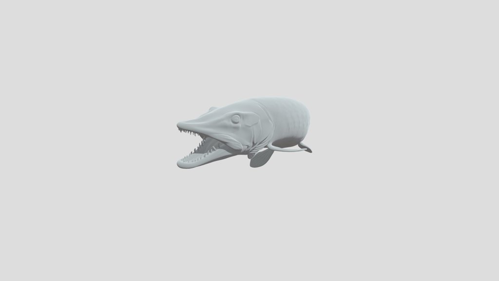 Northern Pike 3D Print Model