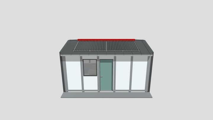 ModHome - Solar Water Heater 3D Model