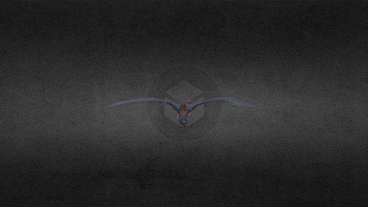 Toothless Rig For Blender 3D Model