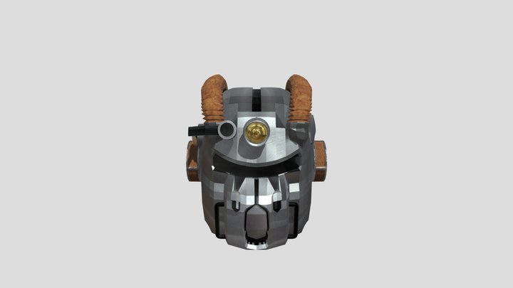 My custom Power armor helmet 3D Model