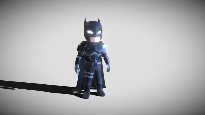 Batman Costume 3D Model