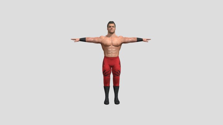 WWE charater 3D Model