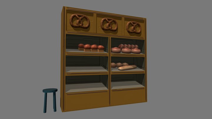Prop3Model_Bakery 3D Model