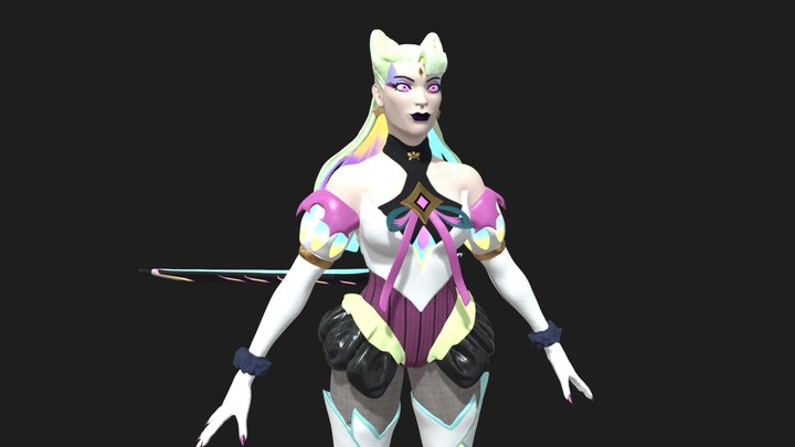 Star Nemesis Evelynn 3D Model