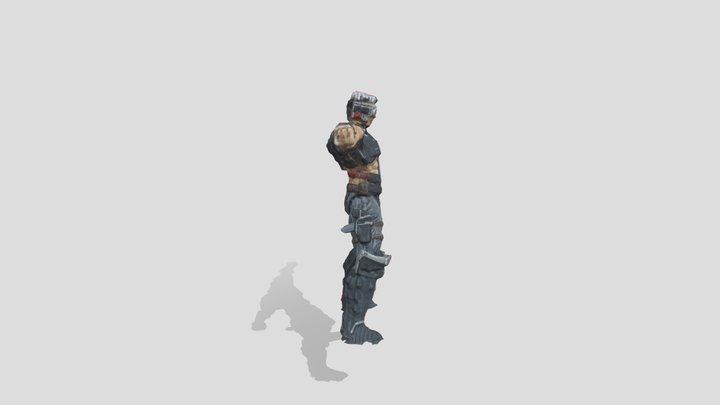 Cyborg Man Spawn solider 3D Model