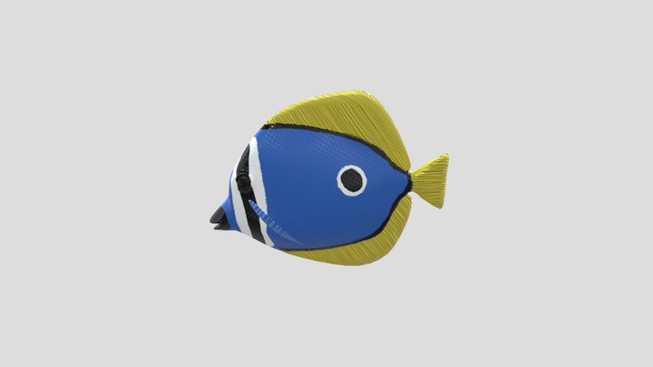 Tropical Fish 3D Model