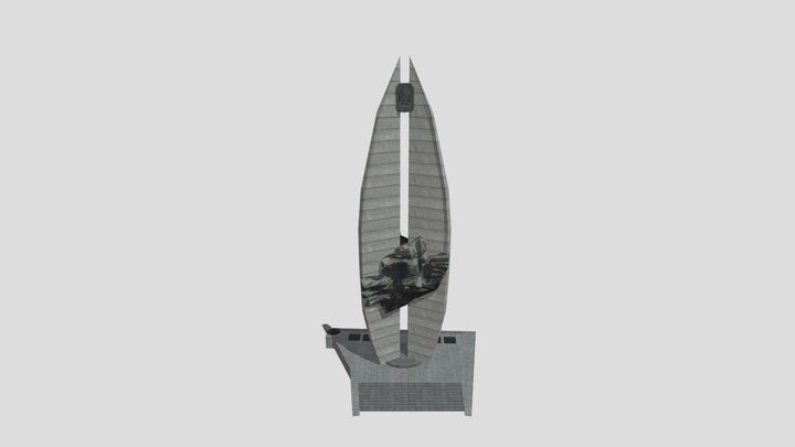 Pomnik Czynu Rewolucyjnego w Rzeszowie 3D Model