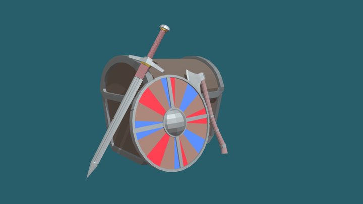 LP_ Mini Weapoin Scene – Modello 3D gratuito STL